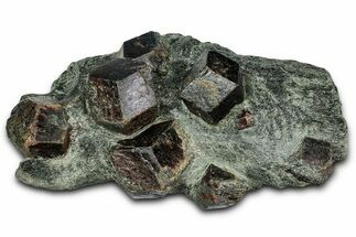 Red Almandine Garnets in Schist - Tyrol, Austria #352088