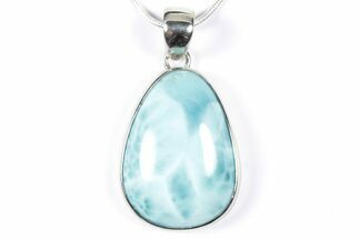 Stunning Larimar Pendant (Necklace) - Sterling Silver #352172