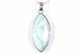 Stunning Larimar Pendant (Necklace) - Sterling Silver #352173