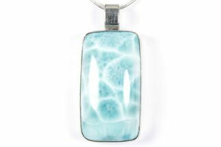 Stunning Larimar Pendant (Necklace) - Sterling Silver #352182