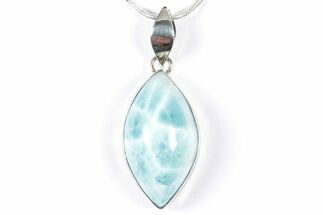 Stunning Larimar Pendant (Necklace) - Sterling Silver #352183