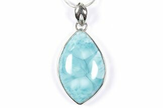 Stunning Larimar Pendant (Necklace) - Sterling Silver #352185