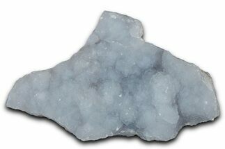 Botryoidal Blue Chalcedony Pseudomorph After Anhydrite - Peru #352445