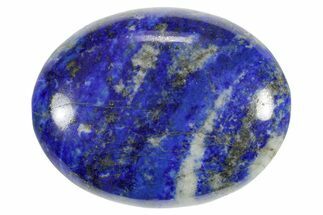 Polished Lapis Lazuli Palm Stone - Pakistan #352525