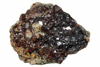 Gemmy Orange Sphalerite Crystals on Quartz - China #353594