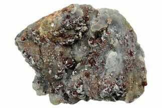 Gemmy Orange Sphalerite Crystals on Quartz - China #353601