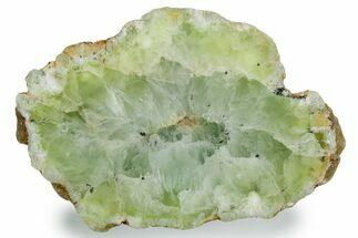 Wide Polished Prehnite Section - Australia #353730