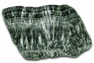 Polished Seraphinite Slab - Korshunovkiy Mine, Siberia #354255