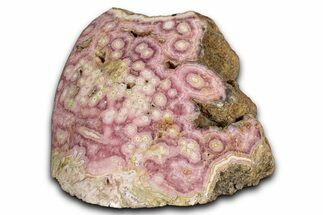 Free-Standing Polished Banded Rhodochrosite Specimen - Argentina #354501