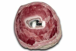 Banded Rhodochrosite Stalactite Section - Top Quality Color #354522
