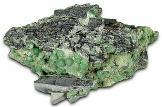 Sparkly Botryoidal Green Wavellite Formation - Arkansas #354608