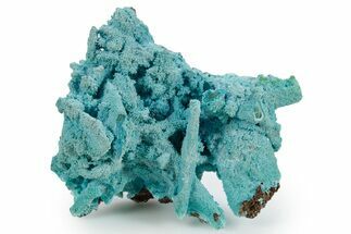 Vibrant Chrysocolla Pseudomorph - Lupoto Mine, DR Congo #354660