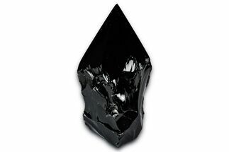 Free-Standing Polished Obsidian Point - Mexico #355030