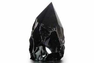 Free-Standing Polished Obsidian Point - Mexico #355062