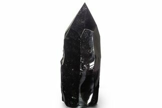 Free-Standing Polished Obsidian Point - Mexico #355067