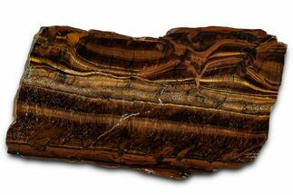 Polished Tiger's Eye Slab - South Africa #355285