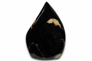 Polished Indonesian Blue Amber Flame #355802