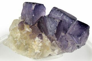 Purple Fluorite Crystal Cluster - Chiapas, Mexico #355935