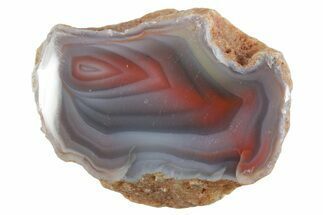 Colorful Polished Banded Agate - Zimbabwe #355898