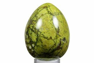 Polished Green Opal Egg - Madagascar #356153