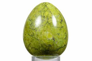 Polished Green Opal Egg - Madagascar #356163