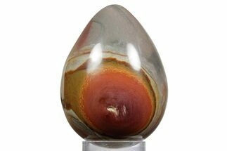 Polished Polychrome Jasper Egg - Madagascar #356192