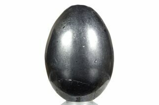 Polished Galena Egg - Illinois #356383