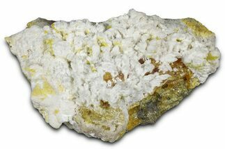 Yellow Sulfur and Celestine (Celestite) Association - Italy #356639