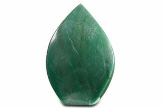Polished Jade (Nephrite) Flame - Afghanistan #355878