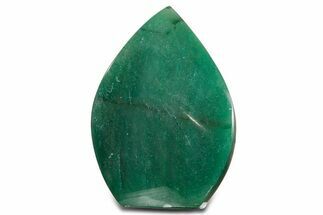 Polished Jade (Nephrite) Flame - Afghanistan #355884