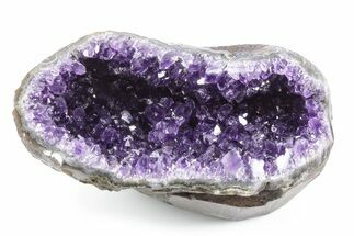 Sparkly Deep-Purple Amethyst Geode - Uruguay #357214