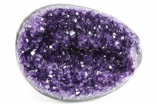 Sparkly Deep-Purple Amethyst Geode - Uruguay #357215