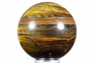 Polished Tiger's Eye Sphere - Top Quality #352472