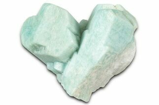 Teal-Blue Amazonite Crystal Cluster - Lake George, Colorado #358599