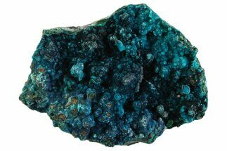 Vibrant Teal Chrysocolla Formation - Peru #358659