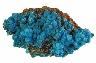 Vibrant Teal Chrysocolla Formation - Peru #358657