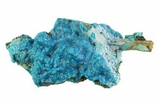 Vibrant Teal Chrysocolla Formation - Peru #358721
