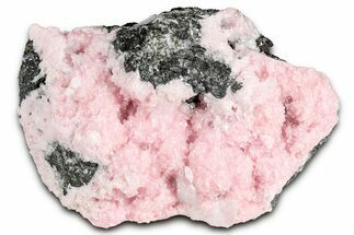 Light Pink Rhodochrosite on Sphalerite - Peru #358867