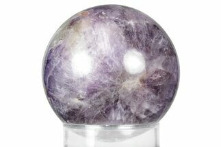 Polished Chevron Amethyst Sphere - India #359831