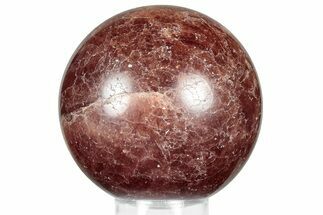 Polished Strawberry Quartz Sphere - Brazil #359863