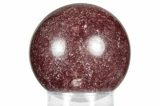 Polished Strawberry Quartz Sphere - Brazil #359873