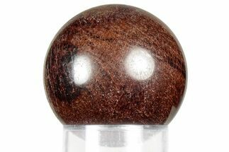 Polished Almandine Garnet Sphere - India #359907