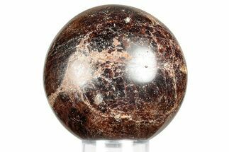 Polished Almandine Garnet Sphere - India #359919