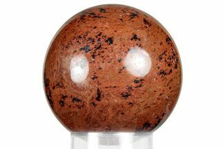 Polished Mahogany Obsidian Sphere - Mexico #360032