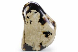 Tall Free-Standing Polished Indonesian Blue Amber #359573