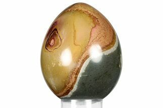 Polished Polychrome Jasper Egg - Madagascar #359069