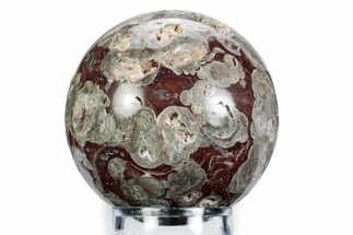 Polished Mushroom Jasper Sphere - Arizona #360330