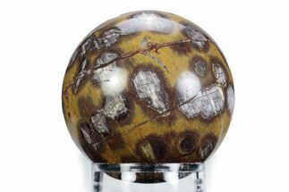 Polished Morgan Hill Poppy Jasper Sphere - California #360365