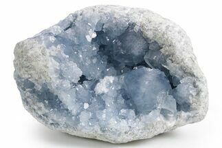 Sparkling Celestine (Celestite) Geode - Madagascar #358947