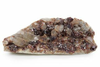 Spessartine Garnets With Smoky Quartz On Feldspar - China #360469